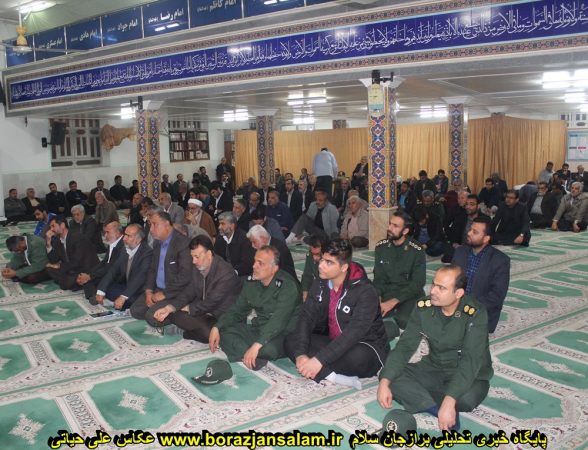 مراسم گرامیداشت شهدای تروریستی زاهدان در برازجان برگزار شد