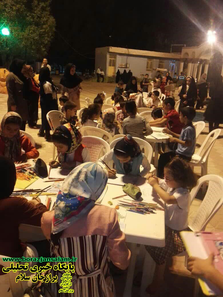 به مناسبت روز جهانی کودک مسابقه نقاشی در پارک ساحلی شهدای سعدآباد برگزار شد .
