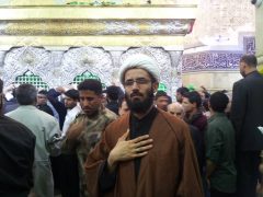 تسلیت حاج اقا غلامی بابت حادثه دانشجویان تهران