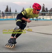 تصاویر و فیلم اسکیت سوار دشتشانی در ورزشگاه آزادی تهران