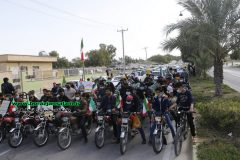 تصاویر راهپیمایی ۲۲ بهمن در شهر عالیشهر بصورت رژه خودرویی و موتوری