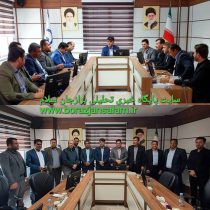 دیدار بخشدار شبانکاره و تعدادی از دهیاران و شوراها با مدیر عامل شرکت آبفا استان بوشهر