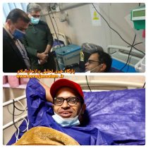 حسن غلامی هنرمند بوشهر بدلیل عارضه قلبی در بیمارستان بستری شد