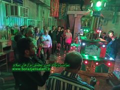 مراسم شام غریبان در مسجد فاطمه الزهرا محله والفجر شرقی برازجان برگزار شد