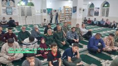 گزارش تصویری از مراسم گرامیداشت هفته دفاع مقدس در مسجد امام خمینی ( ره ) فاز یک امام برازجان