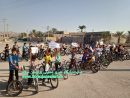تصاویر برگزاری مسابقه دوچرخه سواری به مناسبت هفته دفاع مقدس
