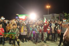 تصاویر و فیلم مراسم جشن بزرگ نور افشانی انقلاب همراه با گلبانگ صدای انقلاب در برازجان