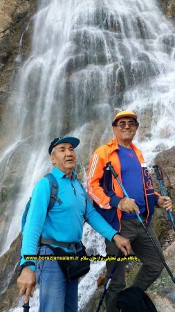 تصاویر صعود کوهنوردان برازجانی و استان بوشهر به قلل آبشار ناری