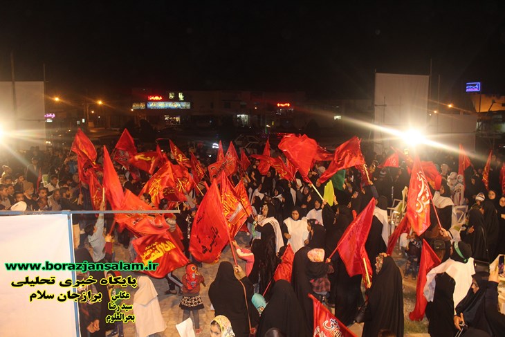 تصاویر و فیلم آخرین شب خون بهای سردار سلیمانی در جنب دژ برازجان کارونسرای مشیر برگزار شد .