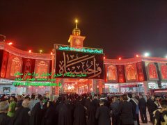 بوشهر در آستانه اربعین حسینی سیاهپوش شد