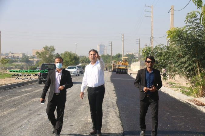شهردار برازجان درخصوص اجرای پروژه آسفالت خیابان آیت‌الله مهدوی: خدمتی کوچک در جهت توسعه‌ی متوازن مناطق شرقی برازجان