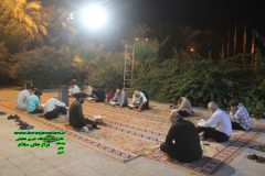 جزءخوانی قران در شب های ماه مبارک رمضان در گلزار شهدای امام سجاد (ع) برازجان + تصاویر اختصاصی