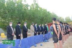 بازدید اردوی تیم ملی هندبال ساحلی نوجوانان ایران در برازجان توسط فرماندار دشتستان و هئیت همراه + تصاویر