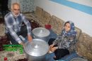 کربلایی یدالله شجاعی خادم موکب شهدای دشتستان و حوزه نجف اشرف برازجان خادمی خود را انجام داد