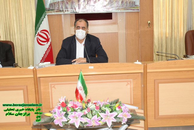 فرماندار شهرستان  دشتستان :  رعایت نکردن پروتکلهای بهداشتی و دورهمی های خانوادگی می تواند در تغییروضعیت شهرستان نقش بسزایی دارد