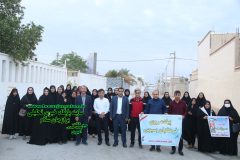 راهپیمایی هفته بسیج در برازجان برگزار شد
