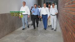 بازدید معاون امور عمرانی استانداری بوشهر، معاون امور عمرانی فرمانداری شهرستان دشتستان به همراه شهردار برازجان از روند پیشرفت فیزیکی سالن همایش شهید سلیمانی