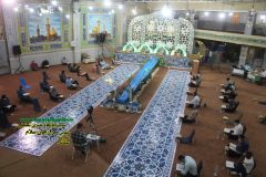 تصاویر و فیلم ترتیل خوانی ماه مبارک رمضان در مسجد طریق برازجان