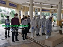 اولین شهید مدافع سلامت استان بوشهر با شرایط خاص کرونایی در بهشت سجاد برازجان به خاک سپرده شد