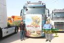 عزاداری و رژه کامیون داران برازجان برای همدردی با جانباختگان حادثه بندرعباس برگزار شد