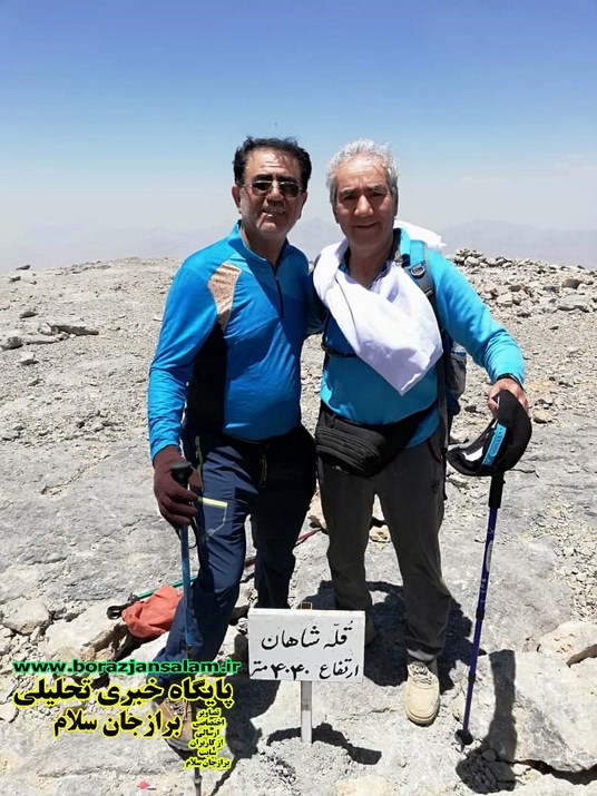 صعود قله شاهان کوه اصفهان (پروژه سیمرغ) به دست کوهنوردان برازجانی و استانی که فتح شد . به روایت تصویر
