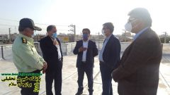 بازدید فرماندار دشتستان از پروژه ساختمان در حال تکمیل کلانتری ۱۲ شهر برازجان