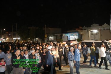 دسته عزاداری اجتماع صادقیون برگزار شد