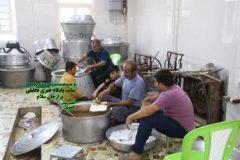 تصاویر توزیع طعام سفره خانه امام رضا برازجان