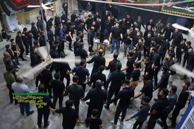 مسجد صاحب الزمان در شب هفتم محرم