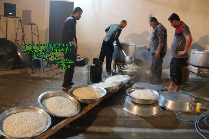 افطاری و سحری مسجد فاطمه زهرا محله والفجر شرقی برازجان