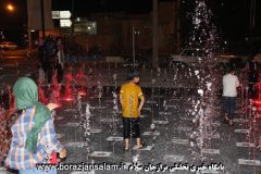 آبنمای ماتریسی پارک لاله برازجان راه اندازی شد + تصاویر