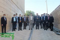پروژه پلی کلینیک تامین اجتماعی برازجان توسط مسئولین بازدید شد