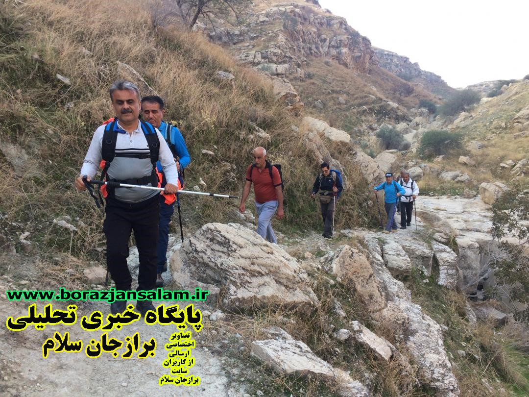 توسط گروه سهند برازجان به مناسبت هفته بسیج در منطقه کوه قلعه برازجان کوهنوردی برگزار شد .