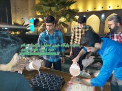 تصاویر و فیلم برگزاری ایستگاه صلواتی آغاز امامت حضرت مهدی(عج) در برازجان